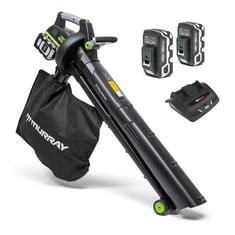 Lot 407  
            BIRMINGHAM SR111 - PARCEL DELIVERY ONLY 

                
MURRAY IQ18 LBVK DUAL 18V (36V) LI-ION CORDLESS LEAF BLOWER VACUUM KIT, POWERED B...