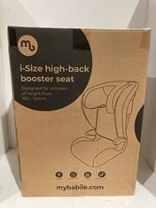 Lot 461  
            BIRMINGHAM SR111 - PARCEL DELIVERY ONLY 

                
MYBABIIE.COM I - SIZE HIGH BACK BOOSTER SEAT FOR CHILDREN 100 - 150 CM.