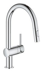 Lot 4  
            BIRMINGHAM SR111 - PARCEL DELIVERY ONLY 

                
GROHE MINTA - KITCHEN SINK TAP SINGLE-LEVER MIXER - PULL-OUT SHOWER HEAD - 2 SPRA...