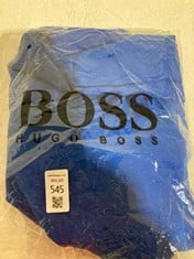 Lot 545  
            BIRMINGHAM SR111 - PARCEL DELIVERY ONLY 

                
HUGO BOSS BLUE SWIMMING SHOTS.