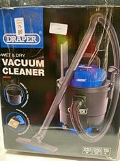 Lot 75  
            BIRMINGHAM SR111 - PARCEL DELIVERY ONLY 
                
DRAPER WET & DRY VACUUM CLEANER.