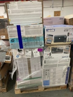 Lot 103  
            Chesterfield Tech - Collection or Optional Delivery Available 

                
PALLET OF ASSORTED PRINTERS. [JPTC86620] (LOCATION: TECH) (KERBSIDE PALLET DELIVERY)