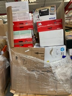 Lot 111  
            Chesterfield Tech - Collection or Optional Delivery Available 

                
PALLET OF ASSORTED PRINTERS. [JPTC86624] (LOCATION: TECH) (KERBSIDE PALLET DELIVERY)
