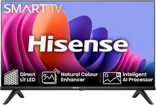 Lot 23  
            Chesterfield Tech - Collection or Optional Delivery Available 

                
HISENSE FULL HD, SMART 40" TV (ORIGINAL RRP - £159): MODEL NO 40A4NTUK (NON ORIGI...