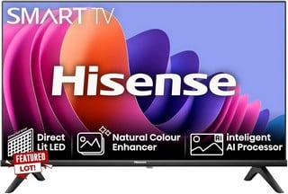 Lot 25  
            Chesterfield Tech - Collection or Optional Delivery Available 

                
HISENSE 32A4NTUK 32" TV (ORIGINAL RRP - £135). (W2R3K) [JPTC86481] (LOCATION: TECH)
