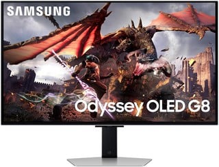 Lot 86  
            Chesterfield Tech - Collection or Optional Delivery Available 

                
SAMSUNG ODYSSEY OLED G8 GAMING MONITOR (ORIGINAL RRP - £1199.00) IN SILVER: MODEL...