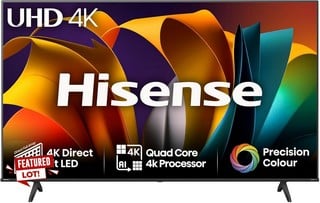 Lot 8  
            Chesterfield Tech - Collection or Optional Delivery Available 

                
HISENSE 4K SMART 55" TV (ORIGINAL RRP - £248): MODEL NO 50A6NTUK (WITH BOX) [JPTC...