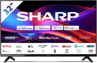 Lot 91  
            Chesterfield Tech - Collection or Optional Delivery Available 

                
SHARP HD READY SMART ROKU 32" TV: MODEL NO 32GD2225K (WITH BOX) [JPTC86589] (LOCA...