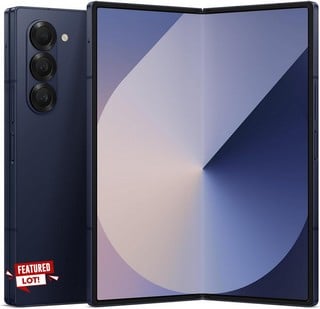 Lot 103  
            Chesterfield Tech - Parcel Delivery Only 

                
SAMSUNG GALAXY Z FOLD6 512GB PHONE (ORIGINAL RRP - £1899) IN NAVY: MODEL NO SM-F9...