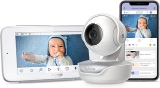 Lot 107  
            Chesterfield Tech - Parcel Delivery Only 

                
HUBBLE CONNECTED NURSERY PAL PREMIUM BABY MONITOR (ORIGINAL RRP - £110) IN WHITE....