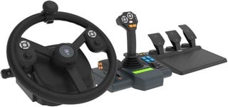 Lot 168  
            Chesterfield Tech - Parcel Delivery Only 

                
HORI FARMING VEHICLE CONTROL SYSTEM GAMING ACCESSORY (ORIGINAL RRP - £459) IN BLA...