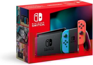 Lot 38  
            Chesterfield Tech - Parcel Delivery Only 

                
NINTENDO SWITCH GAMES CONSOLE (ORIGINAL RRP - £259.00). (WITH BOX) [JPTC86552] (L...