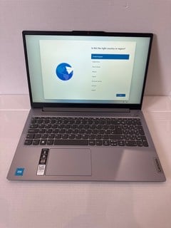 Lot 54  
            Chesterfield Tech - Parcel Delivery Only 

                
LENOVO IDEA PAD SLIM 3 LAPTOP.. [JPTC86374] (LOCATION: TECH)