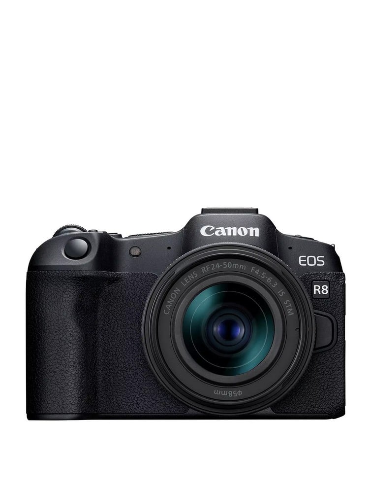 Lot 94  
            Chesterfield Tech - Parcel Delivery Only 
                
CANON EOS R8 +RF 24-50MM F4.5-6.3 IS STM LENS CAMERA (ORIGINAL RRP - £1829.99) IN...