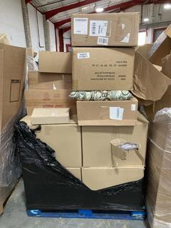 Lot 118  
            Chesterfield SR40 - Collection or Optional Delivery Available 

                
PALLET OF ASSORTED ITEMS TO INCLUDE LIGHT BULB FITTING (LOCATION: A5)