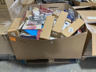 Lot 203  
            Chesterfield SR40 - Collection or Optional Delivery Available 

                
PALLET OF ASSORTED ITEMS TO INCLUDE GUITAR STAND (LOCATION: A3)