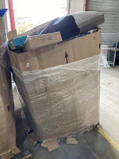 Lot 227  
            Chesterfield SR40 - Collection or Optional Delivery Available 

                
PALLET OF ASSORTED ITEMS TO INCLUDE PILLOW IN GREY (LOCATION: A2)