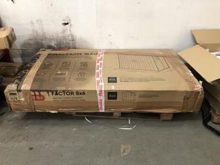 Lot 230  
            Chesterfield SR40 - Collection or Optional Delivery Available 

                
KETER FACTOR 8 X 6 SHED BOX 2 OF 2 (LOCATION: SR42)