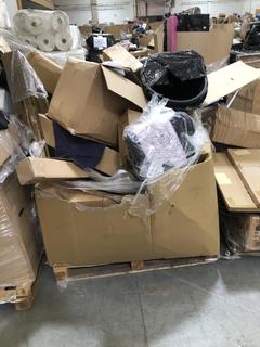 Lot 288  
            Chesterfield SR40 - Collection or Optional Delivery Available 

                
PALLET OF ASSORTED ITEMS TO INCLUDE PLASTIC BUCKET IN BLACK (LOCATION: SR42)