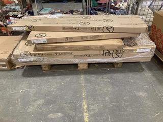 Lot 31  
            Chesterfield SR40 - Collection or Optional Delivery Available 

                
PALLET OF ASSORTED ITEMS TO INCLUDE NEVADA 6 DOOR 2 DRAWER WARDROBE IN GREY GLOSS...