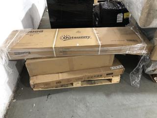 Lot 329  
            Chesterfield SR40 - Collection or Optional Delivery Available 

                
PALLET OF ASSORTED ITEMS TO INCLUDE MEDINA 4 SEATER DINING TABLE (LOCATION: SR42)