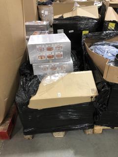 Lot 340  
            Chesterfield SR40 - Collection or Optional Delivery Available 

                
PALLET OF ASSORTED ITEMS TO INCLUDE PLASTIC BUCKET IN BLUE (LOCATION: SR42)