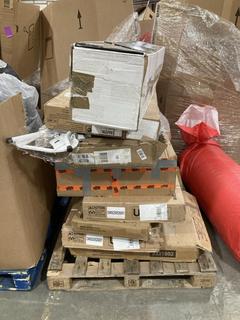 Lot 356  
            Chesterfield SR40 - Collection or Optional Delivery Available 

                
PALLET OF ASSORTED ITEMS TO INCLUDE IRONING BOARD IN GREY/WHITE (LOCATION: SR42)