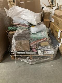 Lot 365  
            Chesterfield SR40 - Collection or Optional Delivery Available 

                
PALLET OF ASSORTED ITEMS TO INCLUDE CAT LITTER 4.5KG (LOCATION: SR42)