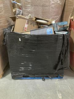Lot 374  
            Chesterfield SR40 - Collection or Optional Delivery Available 

                
PALLET OF ASSORTED ITEMS TO INCLUDE RAINBERG FAN HEATER (LOCATION: SR42)
