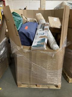 Lot 386  
            Chesterfield SR40 - Collection or Optional Delivery Available 

                
PALLET OF ASSORTED ITEMS TO INCLUDE BODEN 2 DRAWER WHITE BEDSIDE TABLE (LOCATION:...