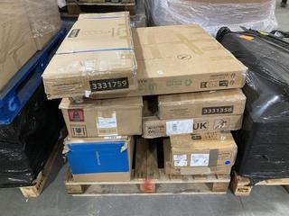 Lot 392  
            Chesterfield SR40 - Collection or Optional Delivery Available 

                
PALLET OF ASSORTED ITEMS TO INCLUDE 3 DRAWER SHOE CABINET IN GREY (LOCATION: SR42)