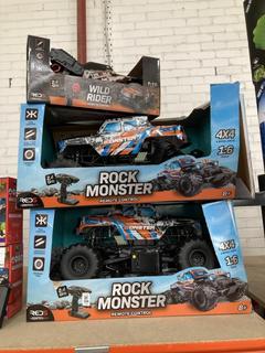 Lot 398  
            Chesterfield SR40 - Collection or Optional Delivery Available 

                
3 X ASSORTED ITEMS TO INCLUDE ROCK MONSTER R/C CAR (LOCATION: B RACKING )