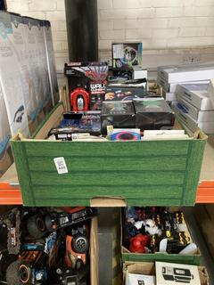 Lot 400  
            Chesterfield SR40 - Collection or Optional Delivery Available 

                
2 X BOX OF ASSORTED ITEMS TO INCLUDE LIGHT UP SHOWER SPEAKER (LOCATION: B RACKING )