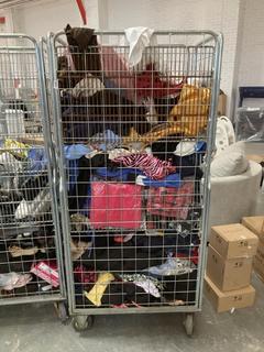 Lot 40  
            Chesterfield SR40 - Collection Only 

                
CAGE OF ASSORTED CLOTHING TO INCLUDE IETS FRANS TOP IN WHITE SIZE XL (COLLECTION ...
