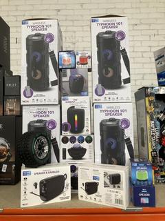 Lot 410  
            Chesterfield SR40 - Collection or Optional Delivery Available 

                
15 X ASSORTED ITEMS TO INCLUDE WIRELESS SPEAKER AND EARBUDS (LOCATION: B RACKING )