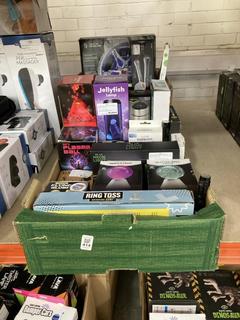 Lot 414  
            Chesterfield SR40 - Collection or Optional Delivery Available 

                
2 X BOX OF ASSORTED ITEMS TO INCLUDE RING TOSS (LOCATION: B RACKING )