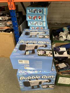 Lot 416  
            Chesterfield SR40 - Collection or Optional Delivery Available 

                
24 X ASSORTED ITEMS TO INCLUDE BUBBLE GUN (LOCATION: B RACKING )