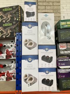 Lot 420  
            Chesterfield SR40 - Collection or Optional Delivery Available 

                
6 X ASSORTED ITEMS TO INCLUDE FOOT MASSAGER (LOCATION: B RACKING )