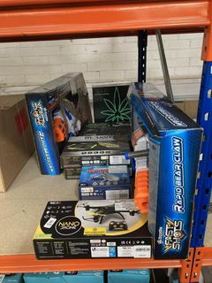 Lot 428  
            Chesterfield SR40 - Collection or Optional Delivery Available 

                
8 X ASSORTED ITEMS TO INCLUDE NANO DRONE (LOCATION: B RACKING )