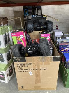 Lot 430  
            Chesterfield SR40 - Collection or Optional Delivery Available 

                
2 X BOX OF ASSORTED ITEMS TO INCLUDE LAVA LAMP (LOCATION: B RACKING )