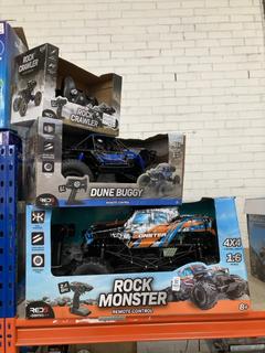 Lot 433  
            Chesterfield SR40 - Collection or Optional Delivery Available 

                
3 X ASSORTED ITEMS TO INCLUDE ROCK MONSTER R/C CAR (LOCATION: B RACKING )