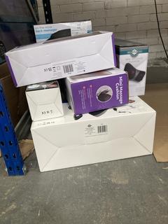 Lot 439  
            Chesterfield SR40 - Collection or Optional Delivery Available 

                
8 X ASSORTED ITEMS TO INCLUDE MINI MASSAGE CUSHION (LOCATION: B RACKING )