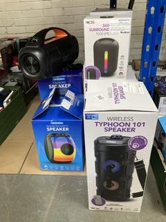 Lot 441  
            Chesterfield SR40 - Collection or Optional Delivery Available 

                
9 X ASSORTED RAINBOW PARTY SPEAKER (LOCATION: B RACKING )