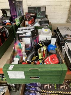 Lot 448  
            Chesterfield SR40 - Collection or Optional Delivery Available 

                
2 X BOX OF ASSORTED ITEMS TO INCLUDE LAVA LAMP (LOCATION: B RACKING )
