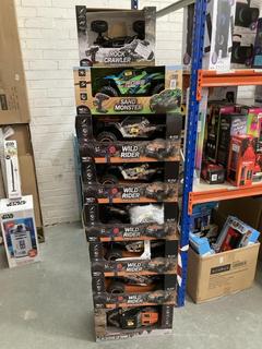 Lot 455  
            Chesterfield SR40 - Collection or Optional Delivery Available 

                
8 X ASSORTED ITEMS TO INCLUDE WILD RIDER R/C CAR (LOCATION: B RACKING )
