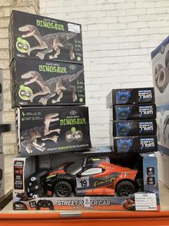 Lot 469  
            Chesterfield SR40 - Collection or Optional Delivery Available 

                
8 X ASSORTED ITEMS TO INCLUDE STREET RACER R/C CAR (LOCATION: B RACKING )