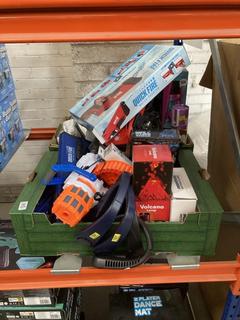 Lot 489  
            Chesterfield SR40 - Collection or Optional Delivery Available 

                
2 X BOX OF ASSORTED ITEMS TO INCLUDE WALL CLIMBING SUPER CAR (LOCATION: B RACKING )