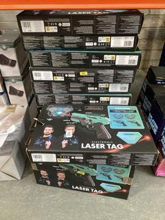 Lot 492  
            Chesterfield SR40 - Collection or Optional Delivery Available 

                
14 X ELECTRONIC LASER TAG (LOCATION: B RACKING )