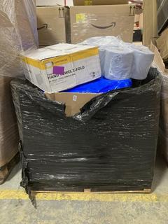 Lot 500  
            Chesterfield SR40 - Collection or Optional Delivery Available 

                
PALLET OF ASSORTED ITEMS TO INCLUDE HAND TOWEL Z-FOLD (LOCATION: SR42)