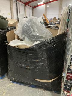 Lot 50  
            Chesterfield SR40 - Collection or Optional Delivery Available 

                
PALLET OF ASSORTED ITEMS TO INCLUDE BABY CHAIR IN WHITE (LOCATION: B5)